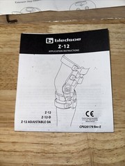 CUSTOM BLEDSOE Z12 ADJ OA MEDIAL BRAND NEW SEE PICTURES FOR MEASUREMENTS