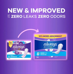 Always Discreet plus Incontinence Pads for Women Moderate 153 ct.