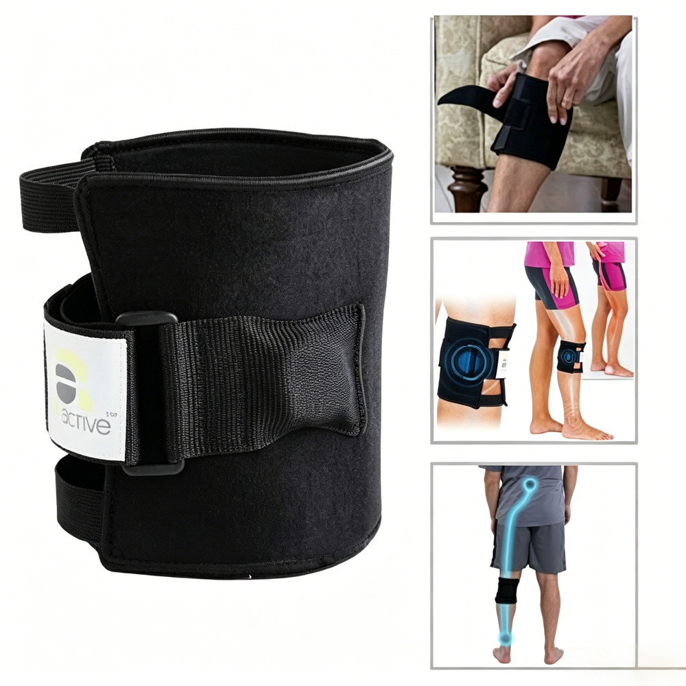 BeActive Plus Acupressure Brace 2-Pack – Knee,Leg & Calf Pain Relief Support