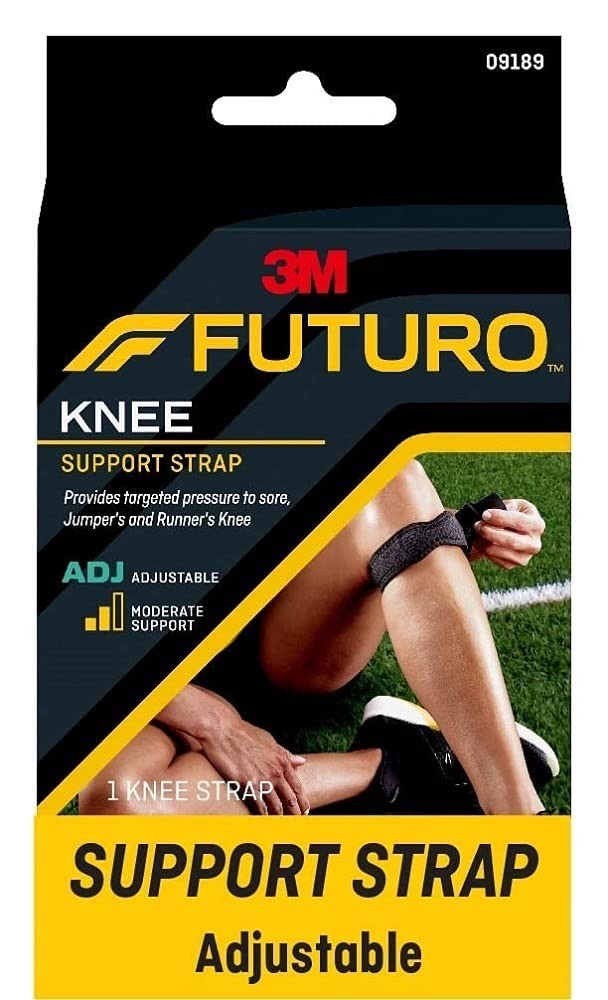FUTURO Adjustable Knee Strap with Hook~and~Loop Closure for Comfort