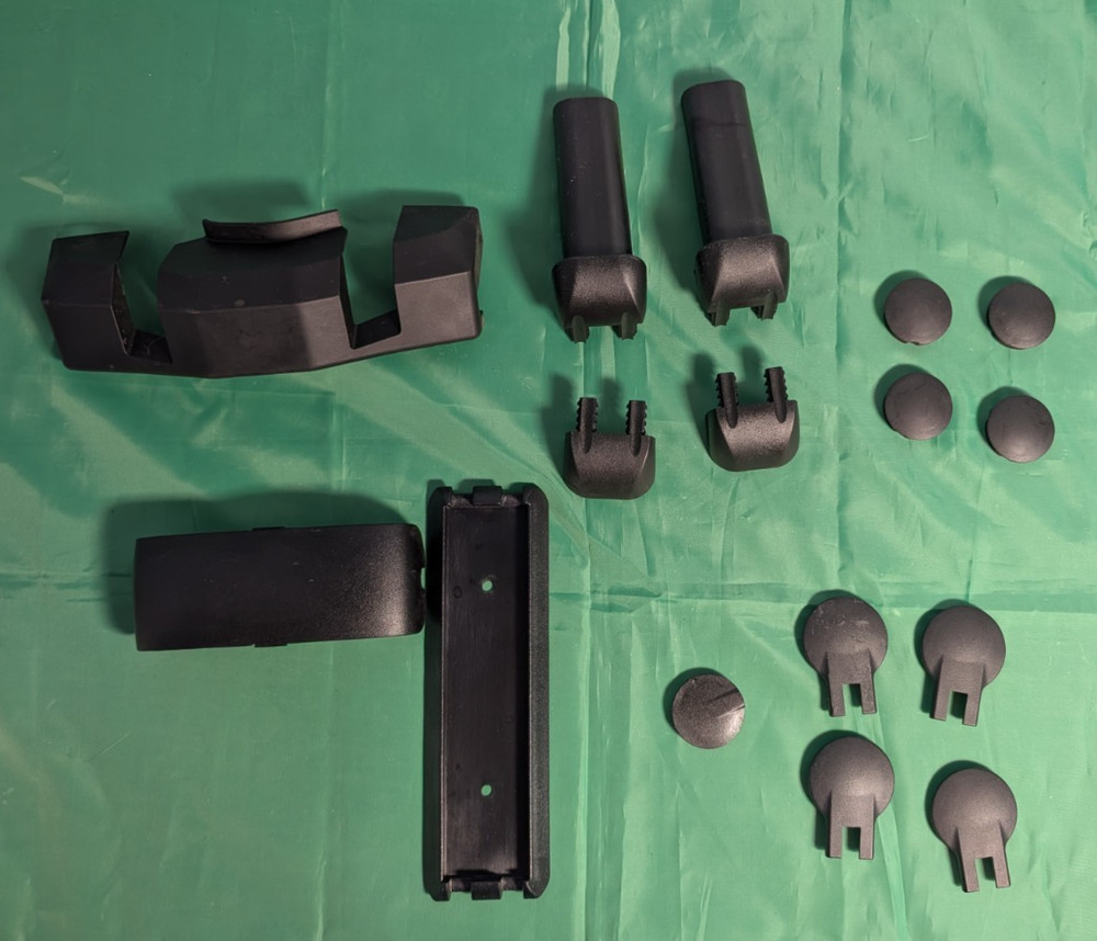 Permobil Corpus Seat Track Channel Rail End Caps, dust caps and more