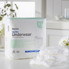 McKesson Adult Disposable Pull On Up Underwear Diapers XL Heavy Absorbency 14 Ct