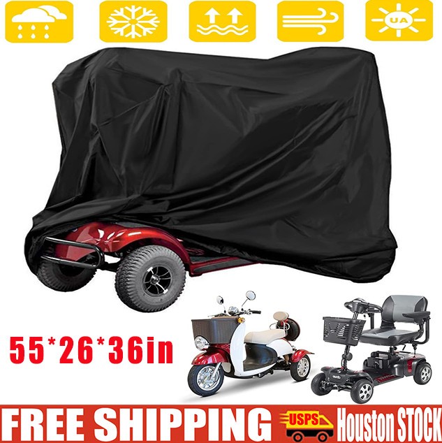 Universal mobile scooter storage cover 55 x 26 x 36 inch wheelchair waterproof