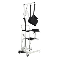 Irtme Electric Patient Lift Transfer Chair with Sling, Home Care Mobility Aid