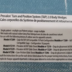 Prevalon Turn and Position System (TAP) 2.0 Body Wedges SAGE #7295 Sealed, New