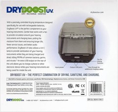 DryBoost UV – Dry, Recharge, Sanitize Rechargeable Devices