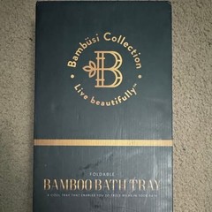 Bambüsi Foldable Bamboo Bath Tray