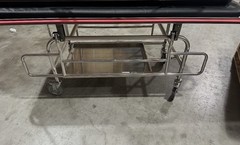 MRI Stretcher Safe Patient Transport Stretcher, Stainless Steel, 350 lbs max