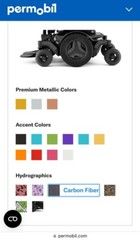 2025 Permobil M3 Wheelchair w/ Power Elevate, Tilt, Recline, Legs & Lights #7629