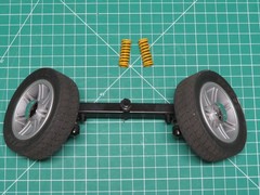 OEM Drive Medical Spitfire DST Front Tires/Wheels w/Steering Parts