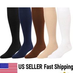 1/2/5Pairs Compression Socks Stockings Knee High Energy Support Recover Womens