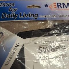 RMS (Royal Medical Solutions) Walker Bag Black New. Solutions For Daily Living