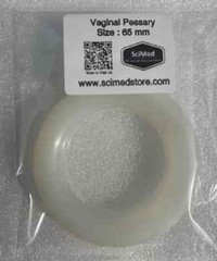 SciMed Silicone Vaginal Pessary Ring – Size 3 (2.5″ / 64 mm) | Without Support |