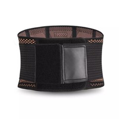 Lower Back Brace Copper Lumbar Support Waist Belt For Men Women Pain Relief