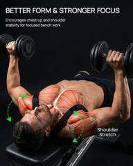 Gymgoer‘S Back Posture Corrector for Men with Reinforced Support Plate. High-Ten