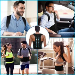 Adjustable ceinture dorsale Correct Body Correction Band Lower Back Support Belt