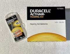 Duracell Size 13 Activair PR48 Hearing Aid Batteries (80 Pack) Exp 10/2026