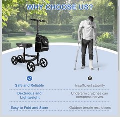 Aojin Knee Scooter/Walker Light Blue Color Brand New