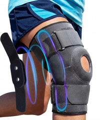 Hinged Knee Brace Stabilizer for ACL MCL Meniscus Tear Arthritis Large 15.5-2…