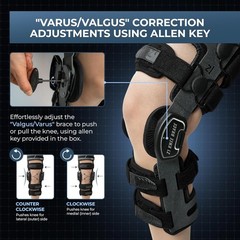 Z1 K4 OsteoAlign Hinged Knee Brace – Knee Support for ACL, MCL, Arthritis (OA)
