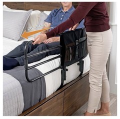 Stander EZ Adjust Bed Rail, Adjustable Senior Bedrail and Safety Assist Railing