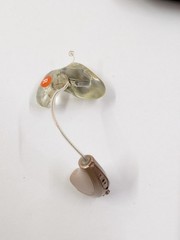 Starkey RIC Rechargeable Hearing Aids with Case Docking Station Both Ears
