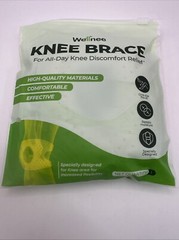 Wellnee Knee Brace For All Day Knee Discomfort Relief. One Size Fits All