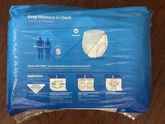 2 MEDLINE Fitright Fit Right Adult Protective Underwear Small 20-28″ Pack of 22