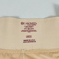 Caromed Post-Surgical Compression Garment Above The Knee Satin Girdle Nude SZ LG