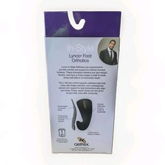 AETREX L100 Men’s In-Style Lynco Orthotics CUPPED Med/High Arch Support Size: 11