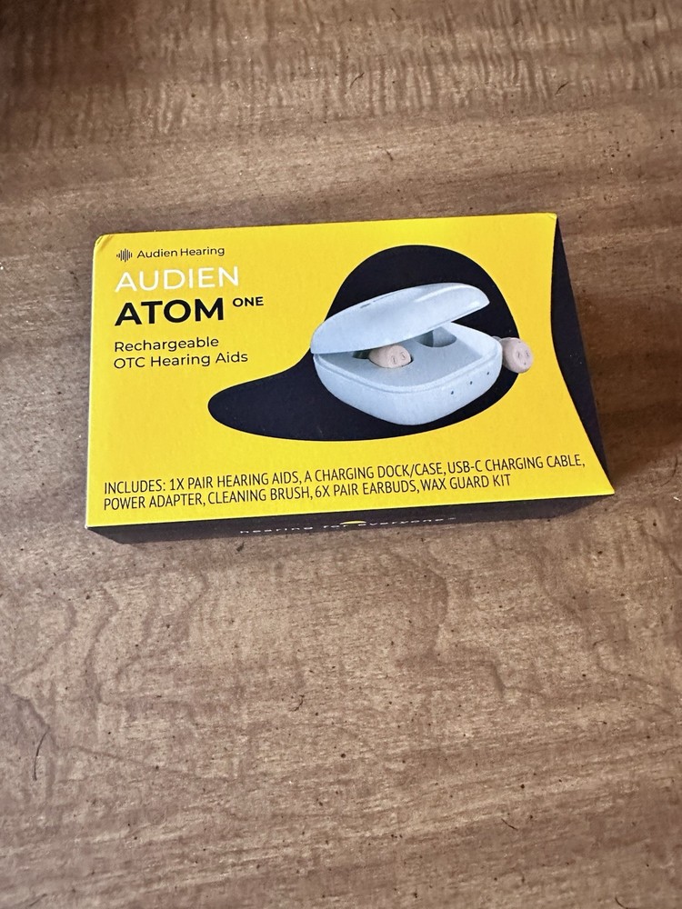 Audien Atom One Rechargeable OTC Hearing AIDS Hearing Aid