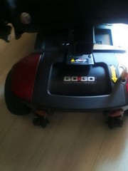 Pride Mobility Go-Go 4-Wheel Electric Mobility Scooter w/ Storage, Red/Black
