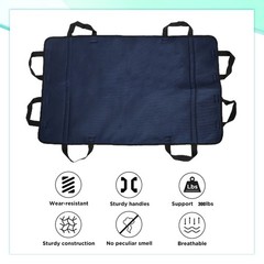 Washable Reusable Patient Transfer Bed Pad w/Reinforced Handles for Caregivers