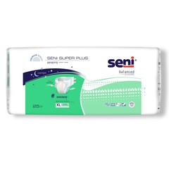 Seni Incontinence Brief Breathable / Overnight S-XL25-BP1 Severe 25 Ct