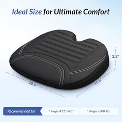 All-Season Car Seat Cushion Comfortable & Safe Driving Breathable Seat Cushion