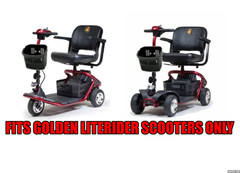 Tiller Handle Bars Grip Rubber Assembly Golden LiteRider GL110 GL160 Parts