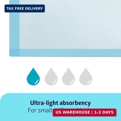 Medline Light Absorbency Underpad, 23″ x 36″, 50 Count, Disposable Bed, Furnitur