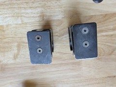 Wheelchair Armrest Receiver Pair for Tilite 1″ Frame Aero T TR TRA Twist C26