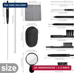 Hearing Aid Cleaning Kit 13 Pcs Hearing Aid Cleaner Black Hearing Aid Cleaning T
