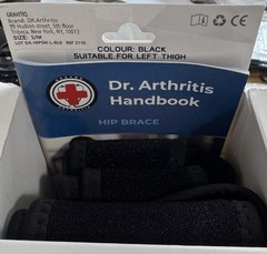 Dr. Arthritis ~ Hip Brace & Handbook ~ Left Thigh ~ Size S/M ~ Brand New