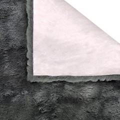 Genuine Australian/New Zealand Sheepskin Rug 2′ x 3′ Grey Medial Bed Sore Relief