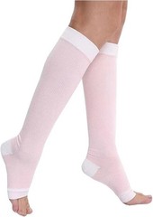 3 Pairs Open Toe Compression Socks 15-20mmHg – Comfortable Support for All