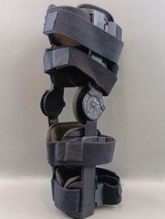 Breg Post Op T Scope Premier Knee Brace Black Padded Adjustable Left/Right