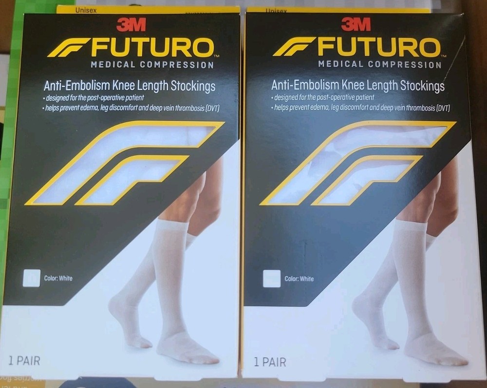 Futuro Knee-Length Moderate Compression Stockings – 18-21 mmHg – XL, 2 Pack New!