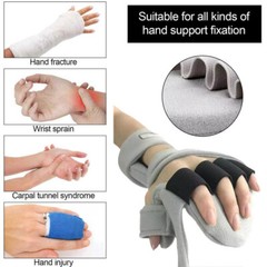 2Pc Adjustable Resting Hand Splint Stroke Hand Splint for Sprain Finger Training