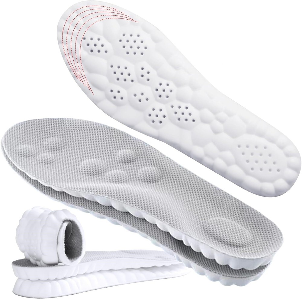 4D Shoe Insoles Men Women Sports Memory Foam Orthotic Shoe Inserts Insoles USA