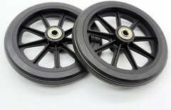 Rollator walker replacement wheel,6 inch Caster Wheel,front 6 inches, Black