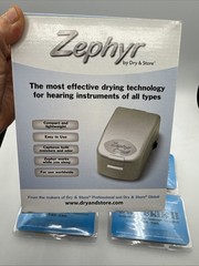 NEW Zephyr By Dry and Store Hearing Tech Dryer W/ dry bricks