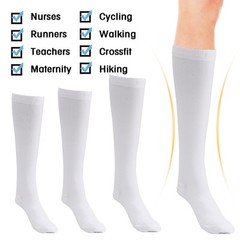 1-10Pairs Compression Socks Copper 20-30mmHg Graduated Support Mens Womens S-XXL
