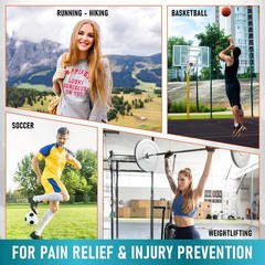 2 Pack Knee Brace Support Straps – Patellar Tendon Relief for Jumpers Knee, Tend